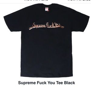 Supreme “fuck you” T-Shirt